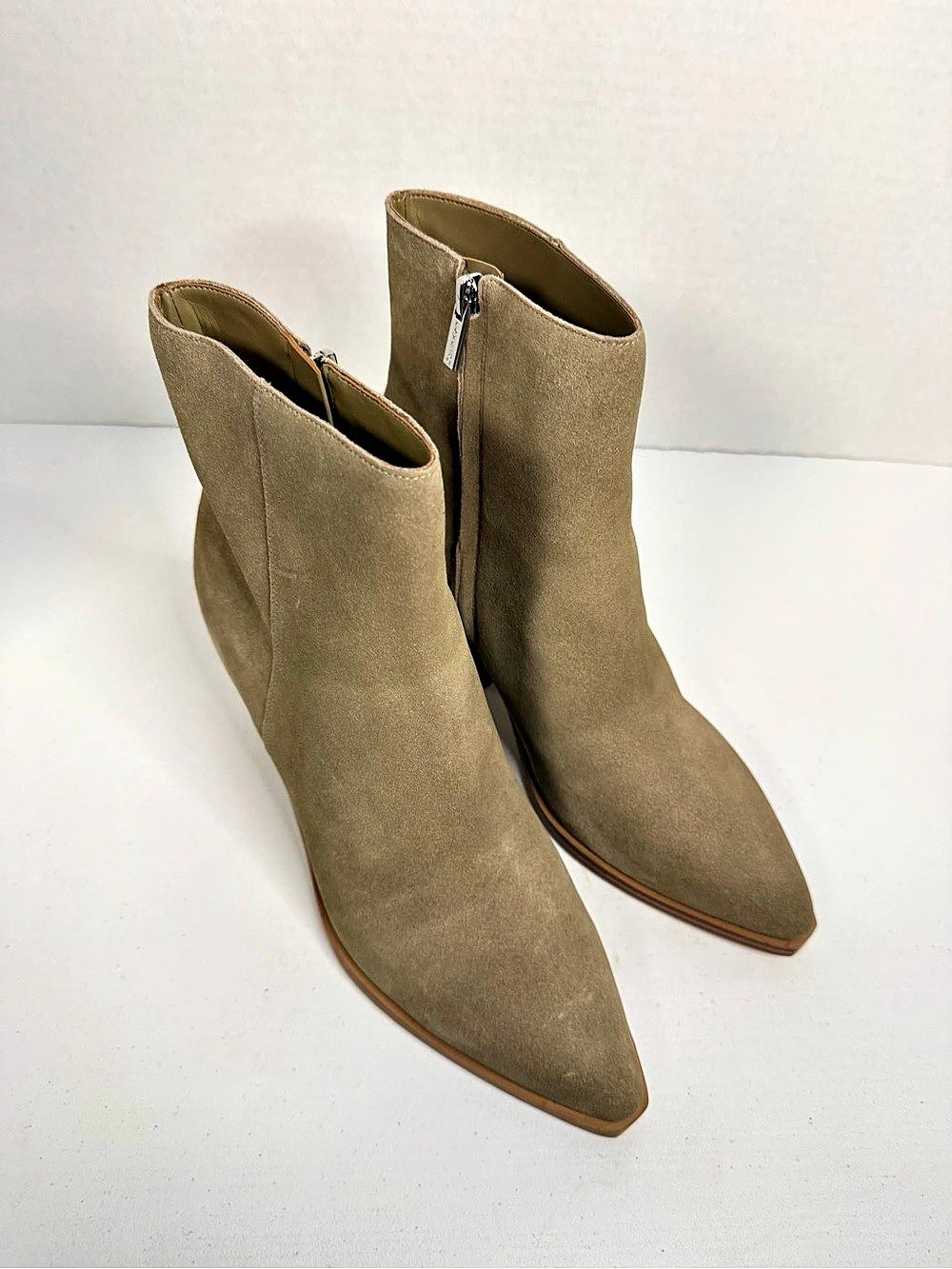 Calvin Klein Alenna Pointed Toe Bootie Brown US 9
